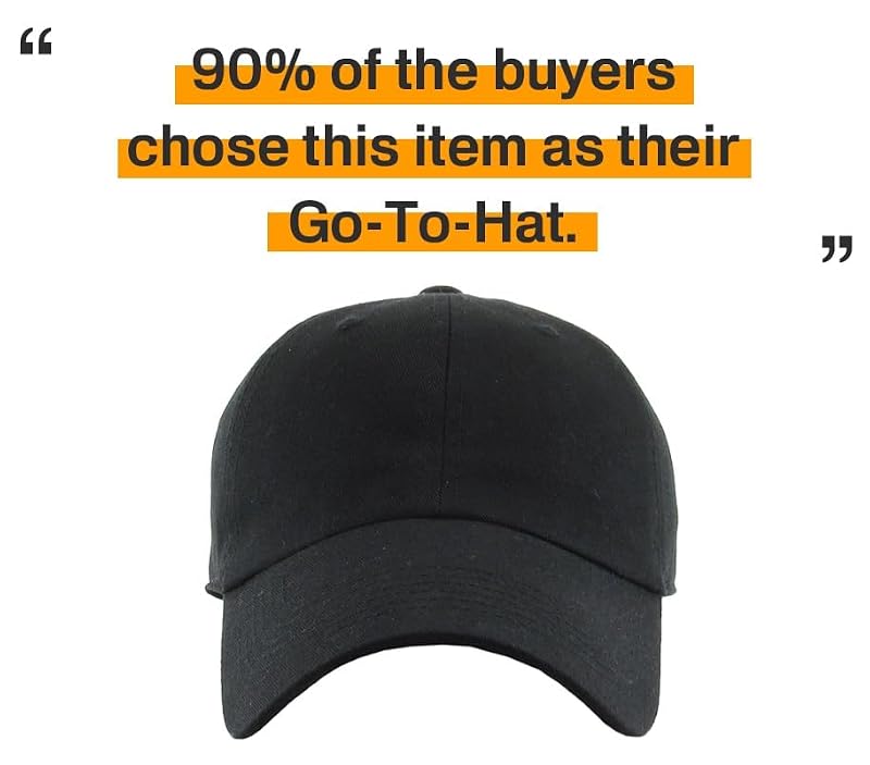 Classic Unisex Cotton Adjustable Low Crown Baseball Cap