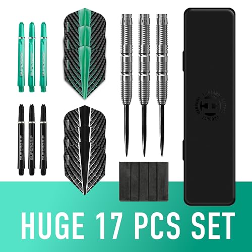 Harrows NX Elite 26g Tungsten Darts Set with Supergrip Shafts & Flights