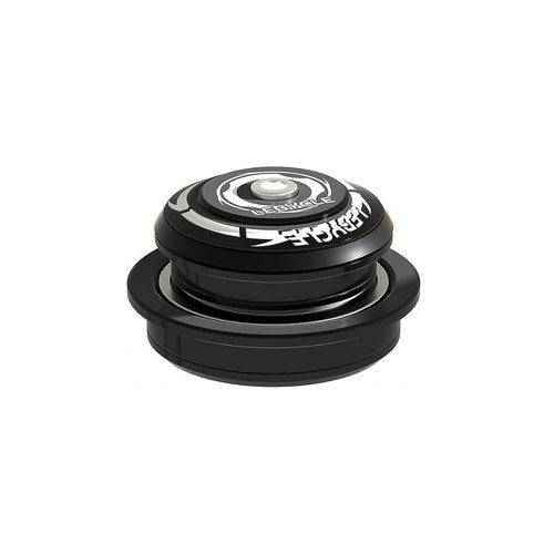 Juscycling 44/56mm Bike Headset, ZS44 / ZS56 (Zero Stack), with Sealed Bearings for Straight and Tapered Fork Steering Tube (Black)