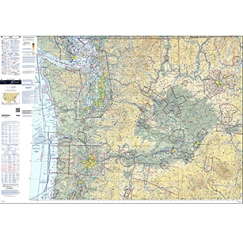 Expired FAA Seattle Sectional Chart Wrapping Paper for Decoration
