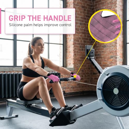 Light Pink Rowing Gloves for Women - Size S (Fits 6.5"-7")