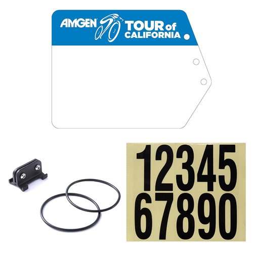 Cestbon Bike Race Numbers Plate Tour of California Bike Numbers Mount for Seat Post Cycling Racing Number Holder