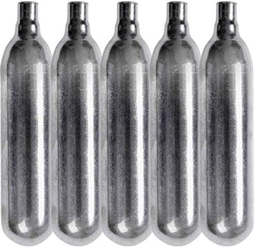 CO2 12g Tanks 5-Pack & 1500ct Steel BBS Bundle for Sig Sauer P365 BB Gun Air Pistol