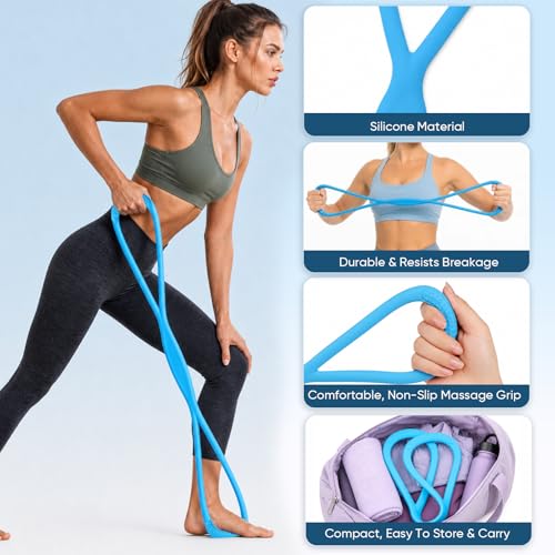 Figure 8 Resistance Bands - 3 Pack for Stretching & Toning