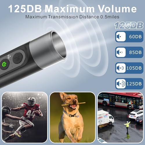 Electronic Whistle 125dB Waterproof Rechargeable - Black