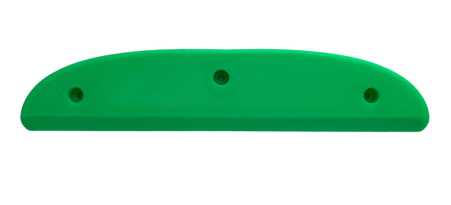 Century Skateboard Tail Bone Style Skid Plate, NEON Green, Choice 8.0, 8.25, 8.5 (8.0 inch)