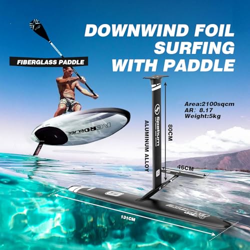 Inflatable Wingfoil Surfboard with 4m²/5m² Wing for Beginners