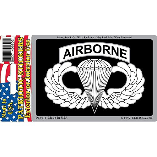 U.S. Army Airborne Sticker - 2.75" x 4"