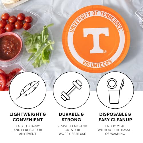 University of Tennessee Paper Plates - 20 Count, 9 Inch
