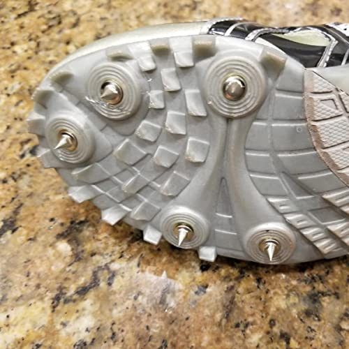 50pcs 1/4 Inch Steel Track & Cross Country Spikes with Wrench