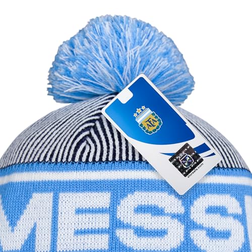 Argentine Football Association Lionel Messi Beanie - Light Blue, One Size