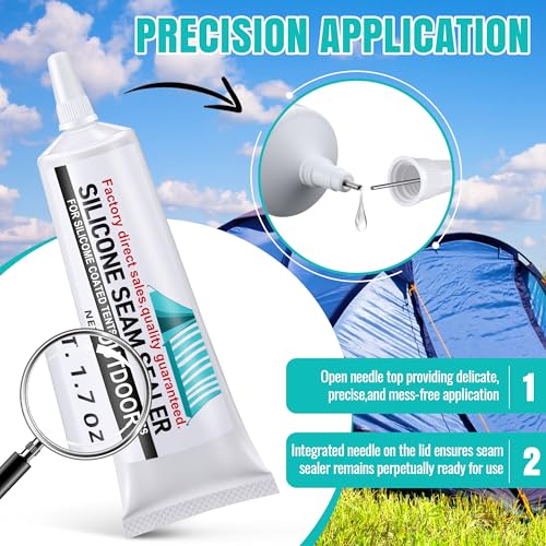Waterproof Tent Seam Sealer - Fast Dry, Clear, 100ml