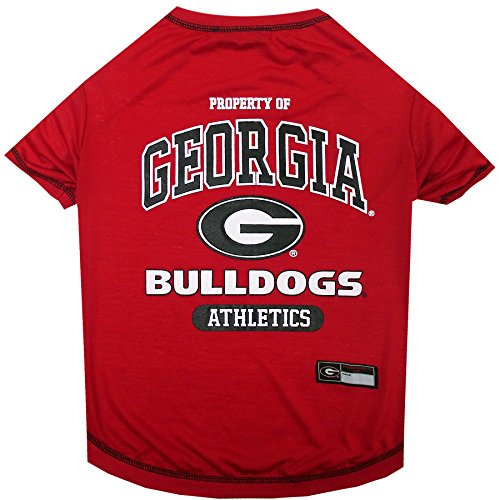 Georgia Bulldogs Dog T-Shirt for Pets - X-Large, Team Colors