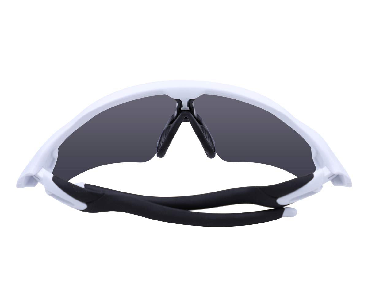 SAUCER Replacement Nose Pieces Pads & Earsocks Temple Sleeve Rubber Kit for Oakley Radar EV Path OO9208 | Radar EV Pitch OO9211 | Radar EV Advancer OO9442 Sunglass - Black + Black