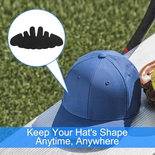 8-Piece Baseball Cap Insert Set - Flexible Hat Shaper & Sweat Liner