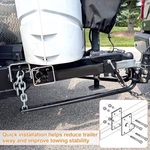 Swing Control Adapter for 2-Inch x 3-Inch A-Frame Trailers