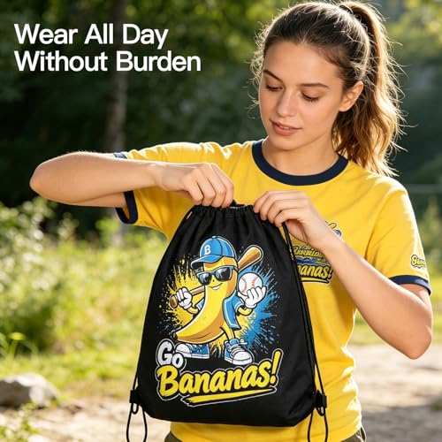 Savannah Bananas Drawstring Bag - Durable Sports & Daily Use