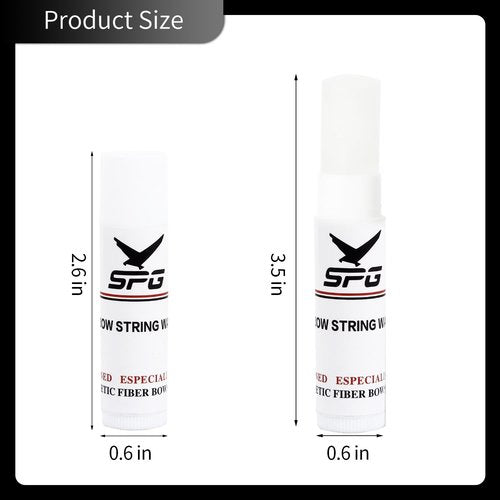 Archery 6Pcs Bow String Wax - Waterproof Rail Lube for Crossbow & Recurve Bow Maintenance