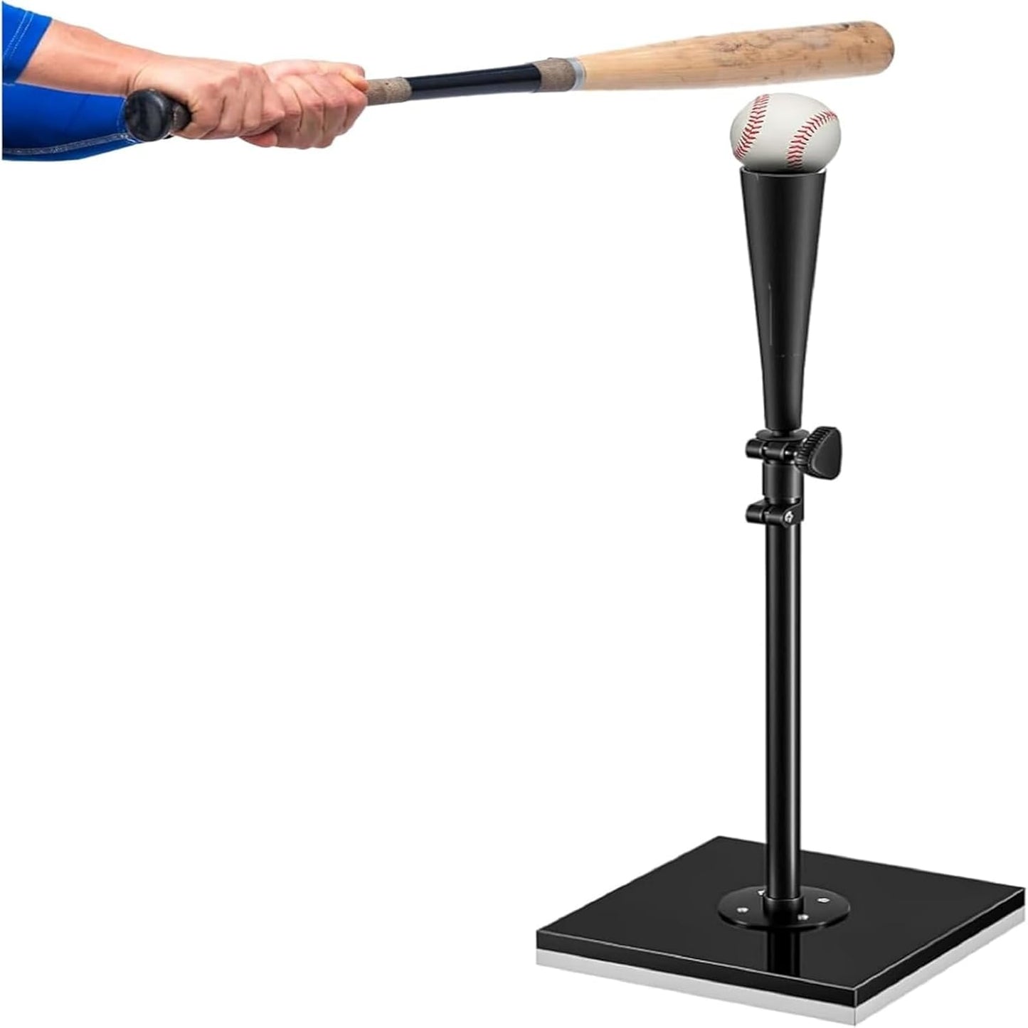 Skiennix Portable Batting Tee - Heavy Duty Adjustable Height 23.25"-35.5" for Baseball & Softball Kids