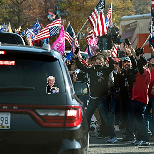 Trump Pissing on Biden Harris Bumper Stickers - 2 Pack