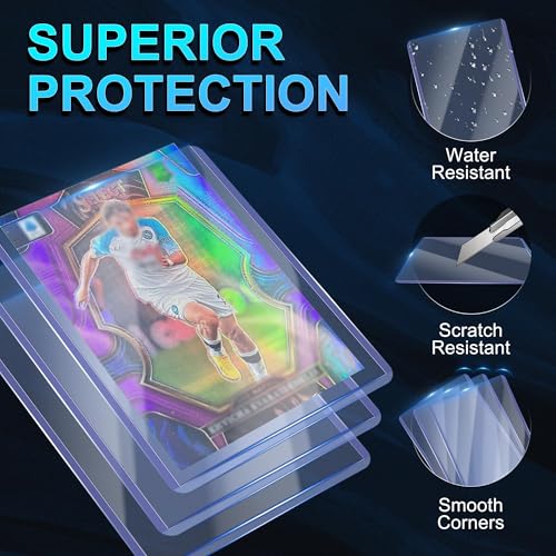 400 Card Sleeves Bulk Pack - 200 Hard & 200 Soft Protectors