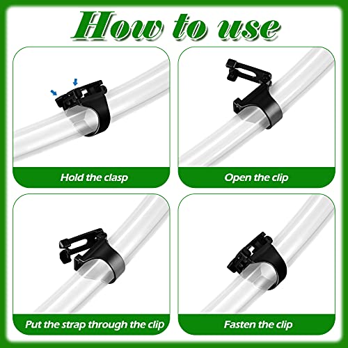 Snorkel Clip Keeper Mask Strap Holder - 8 Pack Quick Release