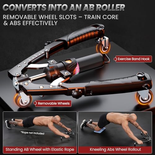 Adjustable Twister Arm Trainer - 3 in 1 Hydraulic Workout Equipment - Black