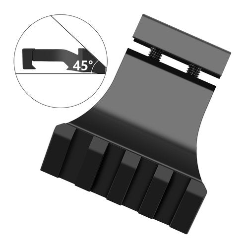 Anovo 45 Degree Offset Rail Mounts,Offset Picatinny Rail Mount Low Profile Aluminum Angled Rail Adapter & Wrench