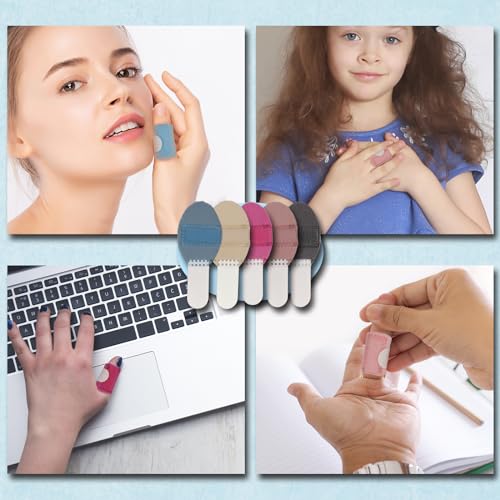 Finger Splint Support Brace Kit - 5 Pcs Adjustable Finger Protectors in 5 Colors