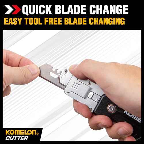 Komelon Folding 2-N-1 Utility Knife & Scraper