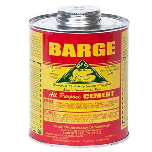 Barge All Purpose Contact Cement Glue for Leather & Shoes - Red, 32 oz Can