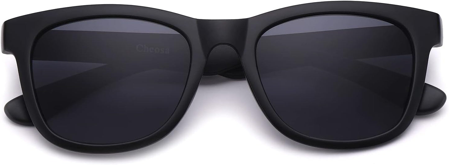 Skiennix Classic Retro TR90 Sunglasses - Non-Polarized UV Protection for Men & Women