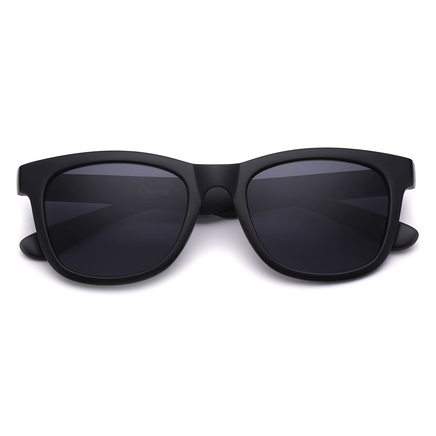 Cheosa Trendy Retro Classic TR90 Sunglasses Non-Polarized for Women Man UV Protection Frame MB