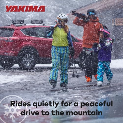 Ski & Snowboard Car Roof Rack - Holds 6 Skis or 4 Boards