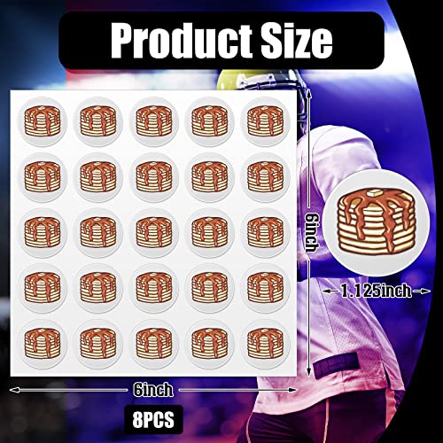 200 Pcs Self-Adhesive Football Helmet Stickers - White