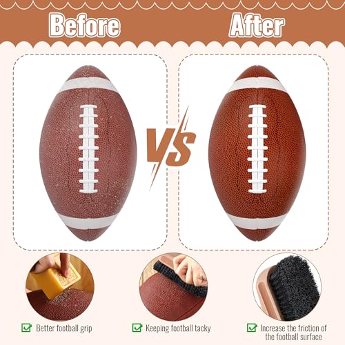 Football Conditioning Kit - Grip Brush & Wax Set for Players