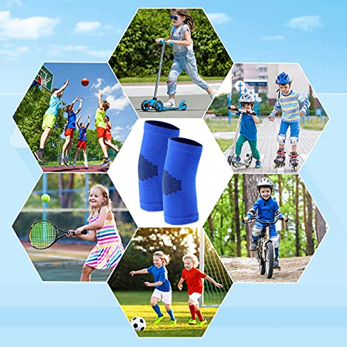 Kids Elbow Compression Sleeves - 2 Pairs, Small