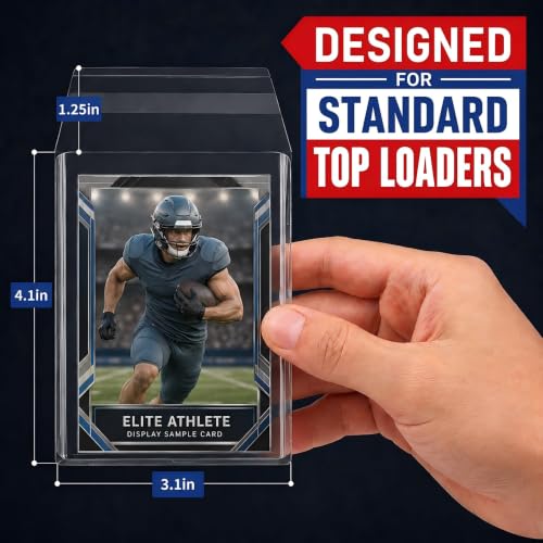 Resealable Card Sleeves for 3" x 4" Top Loaders - 100 Pack