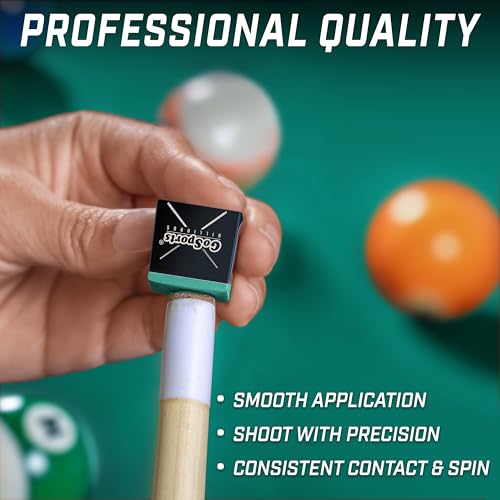 Premium Pool Cue Chalk Cube 12 Pack - Green Billiards Accessory