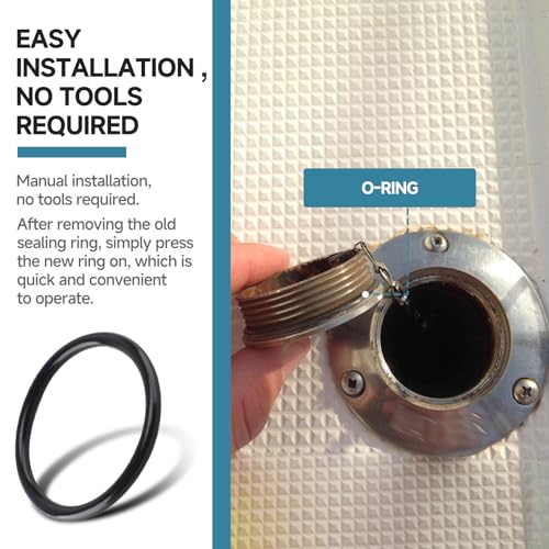 1.5-Inch Marine Fuel Fill Cap O-Ring Seal - 3-Pack