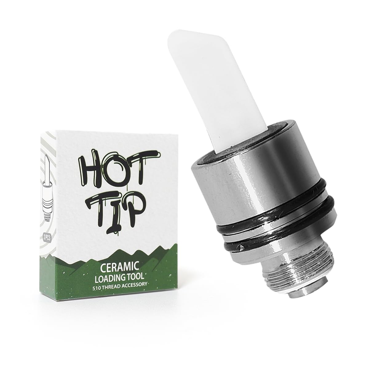Taomoiup Ceramic Hot Knife Tip are Heating Multi-Tool for Slicing Wax or Viscous oil etc (Silver)