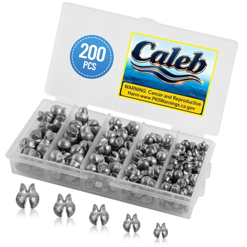 Split Shot Fishing Weights Sinkers - Duckbill 200PCS