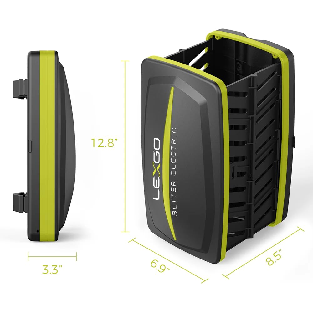 LEXGO Scooter Storage Bag 8L Universal, Foldable Waterproof Front Handlebar Bags, Large Capacity Portable Commuting Scooter Bag for Carrying Tools