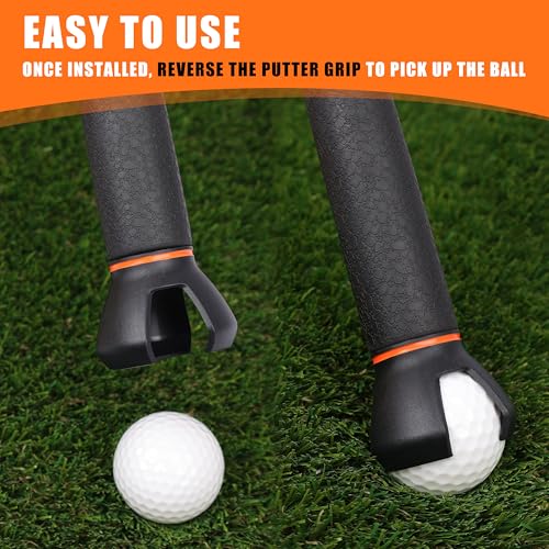 Premium 3-Prong Golf Ball Grabber - 3-Pack Golf Ball Retriever