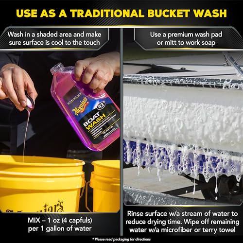 Boat Wash - pH-Balanced Cleaner for Fiberglass & Gel Coat, 64 Fl Oz