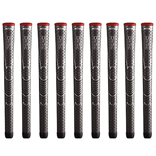 9 Piece Golf Grip Bundle - Standard Dark Gray