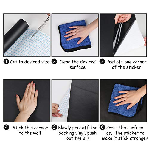 Large Chalkboard Contact Paper Roll - 7 Feet Self-Adhesive