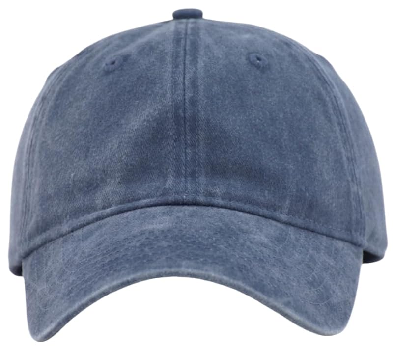 TSSGBL Vintage Cotton Washed Baseball Cap Small-Medium Navy Unstructured Low Profile Dad Hat for Men Women
