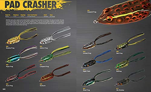 Pad Crasher Topwater Bass Fishing Frog Lure - Cricket Frog