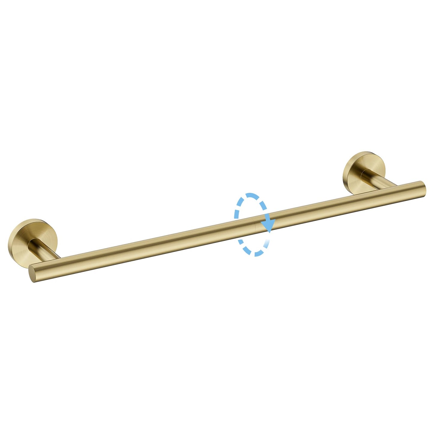 Luxbaro Brushed Gold Towel Bar 24 Inch (Total Length 26-Inch), Thicken Towel Rack for Bathroom Wall, SUS304 Stainless Steel Towel Rod, Modern Home Decor